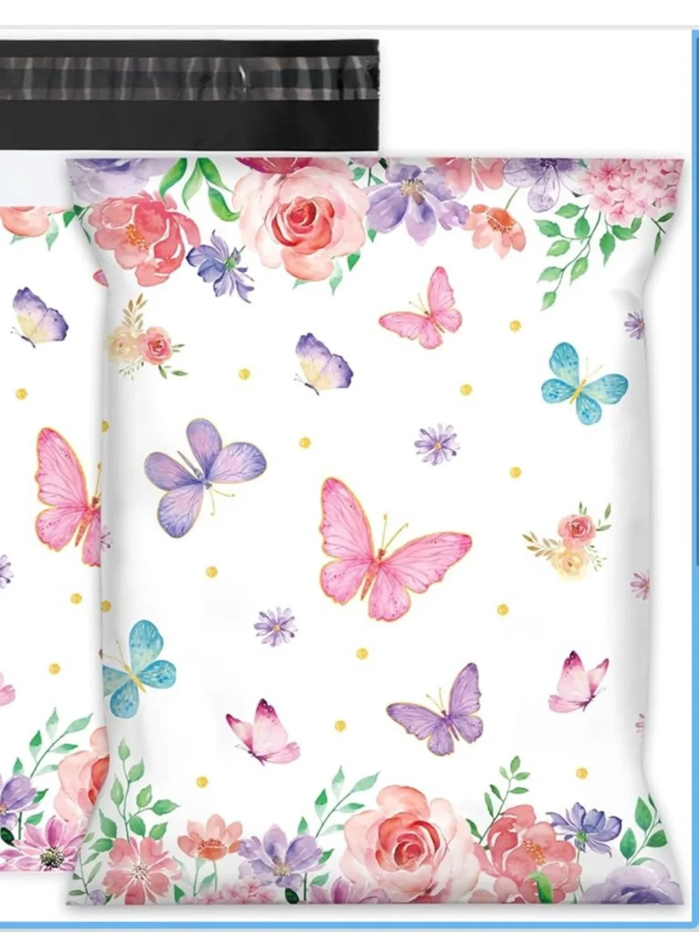 20- 10x13 butterfly poly mailers